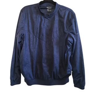 Nike Shield Navy Blue Amulets Men's Golf Pullover Crewneck Sweatshirt Small